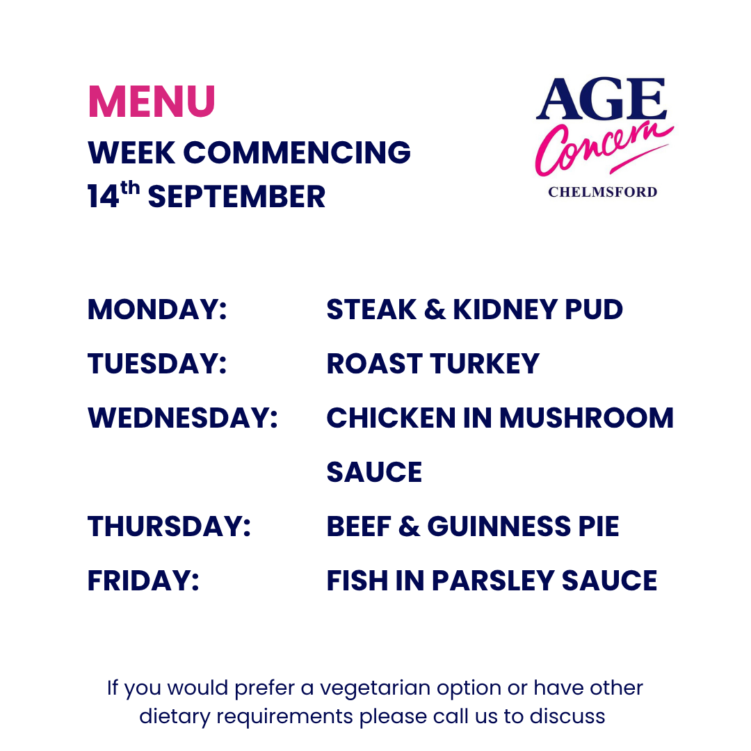 weekly menu